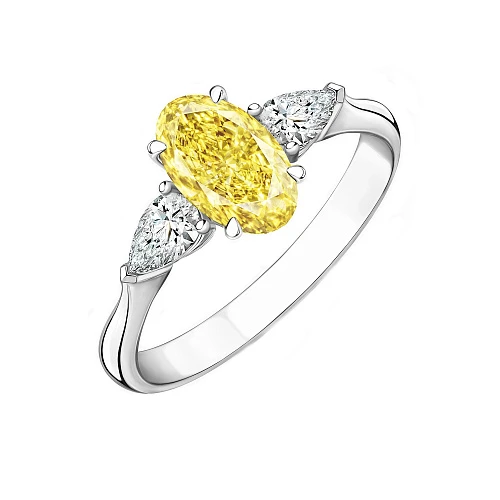 Кольцо 3,00 ct. U to V Range/VS2