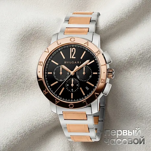 18k Rose Gold & Steel Chronograph Automatic