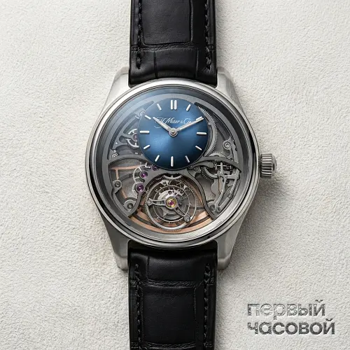 H. Moser & Cie Pioneer Cylindrical Tourbillon Skeleton