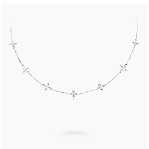 Classic Butterfly Petite Diamond Necklace