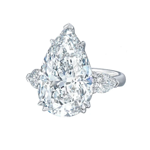 Кольцо 10,04 ct. F/VVS2 Laboratory Grown Diamond