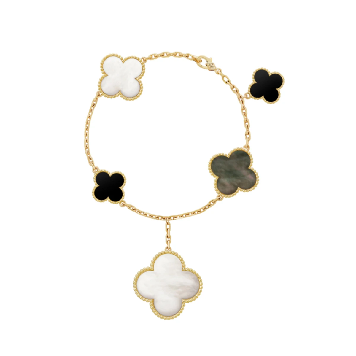 Купить украшение Van Cleef &amp; Arpels Magic Alhambra bracelet, 5 motifs VCARD78700: в наличии в Москве!