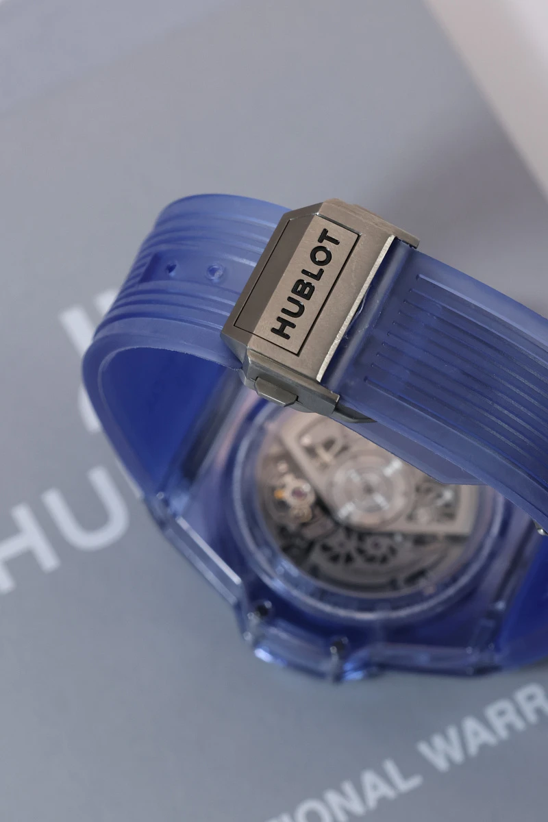 Купить элитные часы Hublot Big Bang Unico Blue Sapphire 45 mm 411.JL.4809.RT: в наличии в Москве!