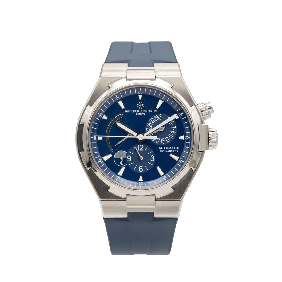 Купить элитные часы Vacheron Constantin Overseas Dual Time Steel Blue Dial Limited Edition 47450/000A-9039: в наличии в Москве!