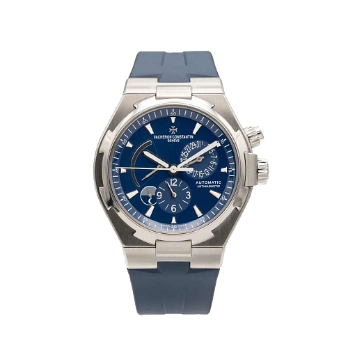 Overseas Dual Time Steel Blue Dial Limited Edition