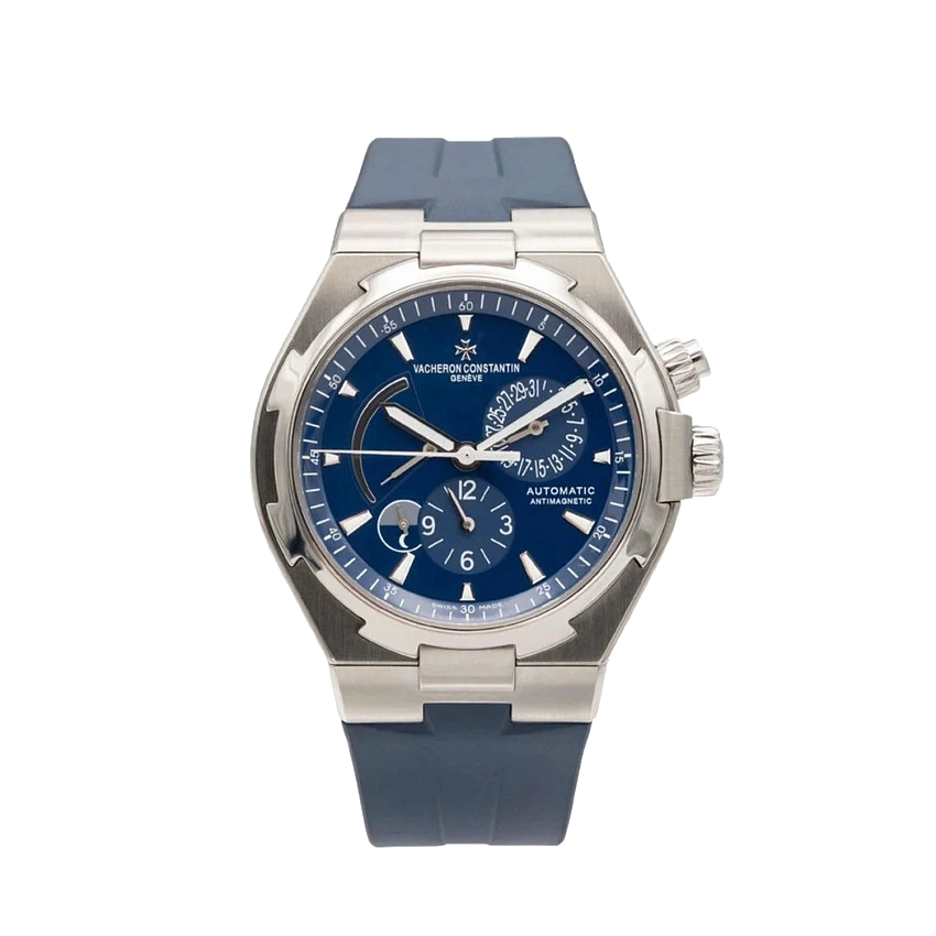 Overseas Dual Time Steel Blue Dial Limited Edition