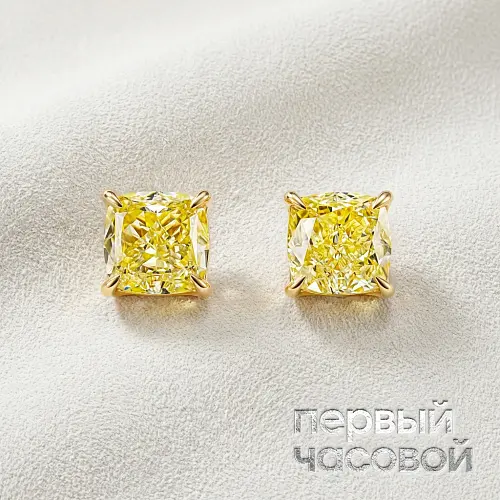 Серьги с бриллиантами 1,20/1,31 ct.
