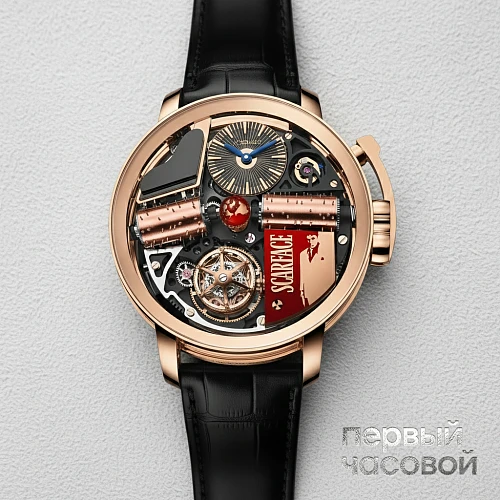 Opera Scarface 18K Rose Gold 49Mm