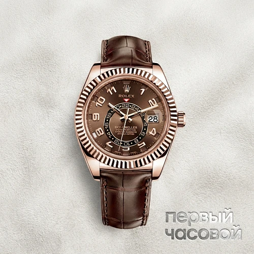 Sky-Dweller Everose Gold Brown Dial