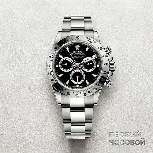 Cosmograph Daytona Steel Black Dial