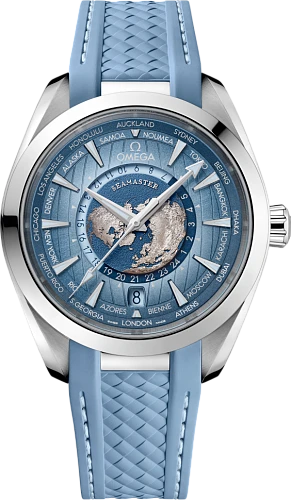 Seamaster Aqua Terra 150 m Co-axial Master Chronometer GMT Worldtimer 43 mm