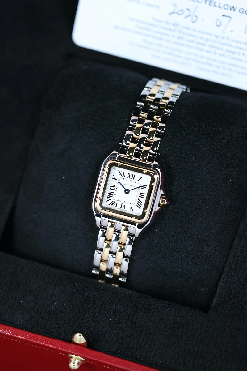 Купить элитные часы Cartier Panthere De Cartier Small Steel And Yellow Gold W2PN0018: в наличии в Москве!