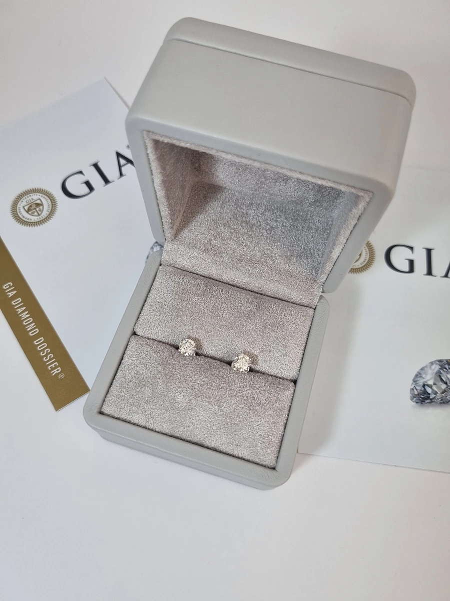 Купить украшение NO NAME СЕРЬГИ 0,54/0,54 ct. K/VS1 : в наличии в Москве!