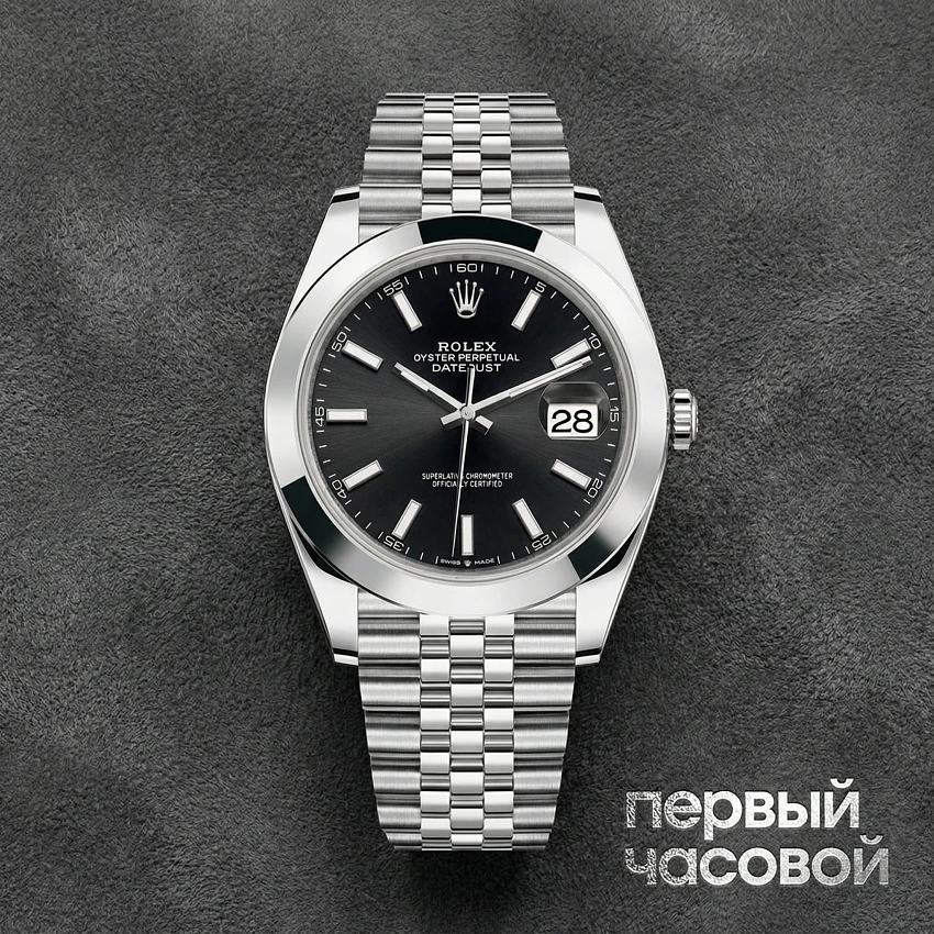 Oyster Perpetual Datejust 41 Mm Black