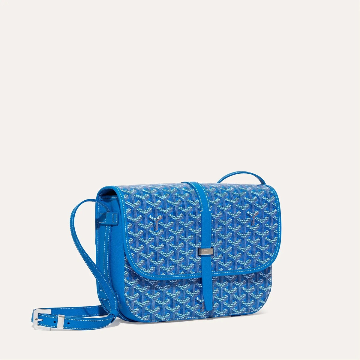 Goyard Belvedere MM Bag Sky Blue BELVE3MMLTY10CG10P