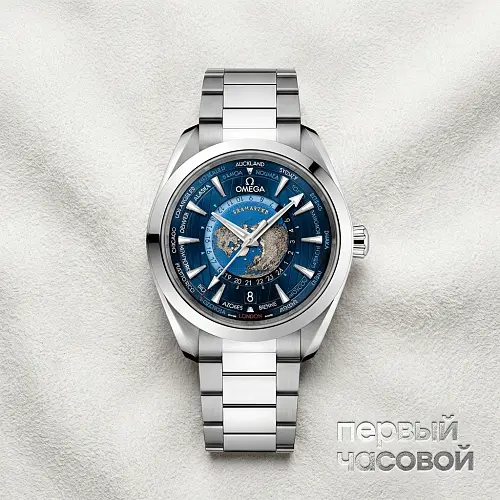 Seamaster Seamaster Aqua Terra 150M Co‑Axial Master Chronometer Gmt Worldtimer 43 Mm