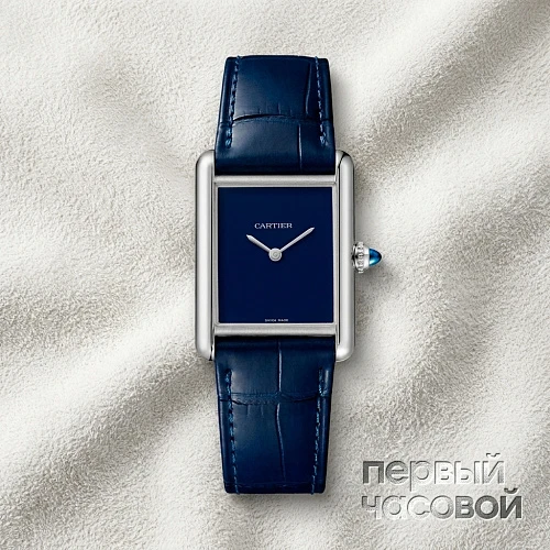 Tank Must De Cartier Blue Large