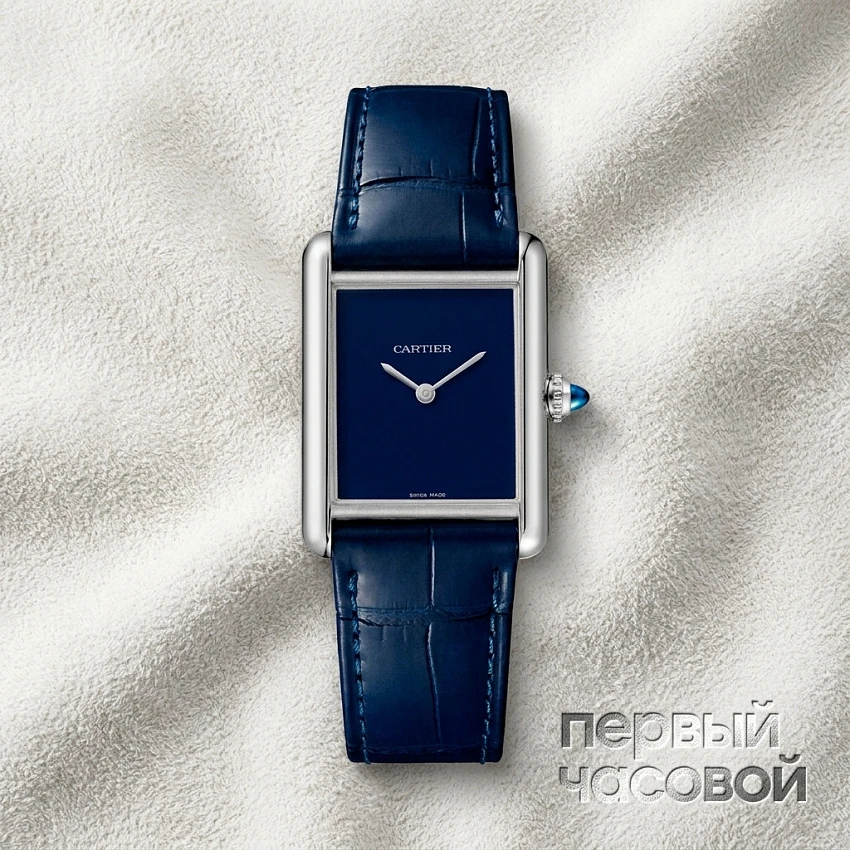 Tank Must De Cartier Blue Large