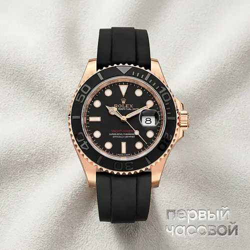 Yachtmaster 40Mm Rose Gold Oysterflex