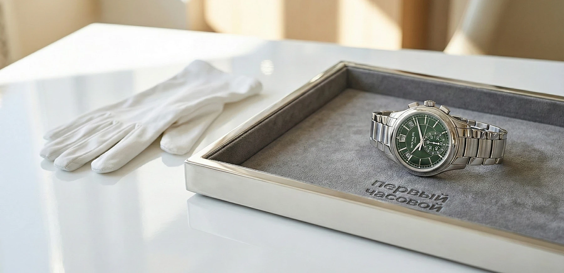 Annual Calendar Chronograph Green