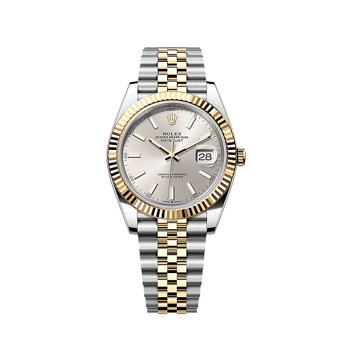 Oyster Perpetual Datejust Ii 41 Mm Steel And Yellow Gold Silver Dial