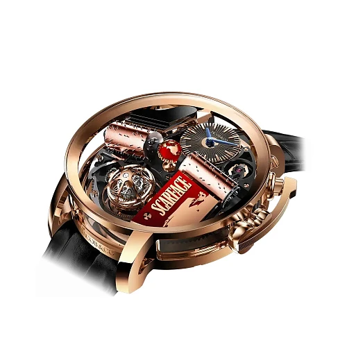 Opera Scarface 18K Rose Gold 49Mm