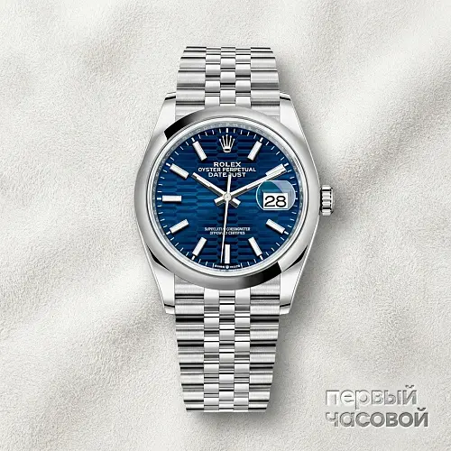 Oyster Perpetual  Datejust 36мм Blue Flutted Dial