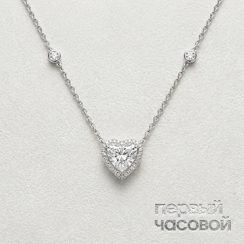 Колье С Бриллиантом 3,19 Ct. K/Si1