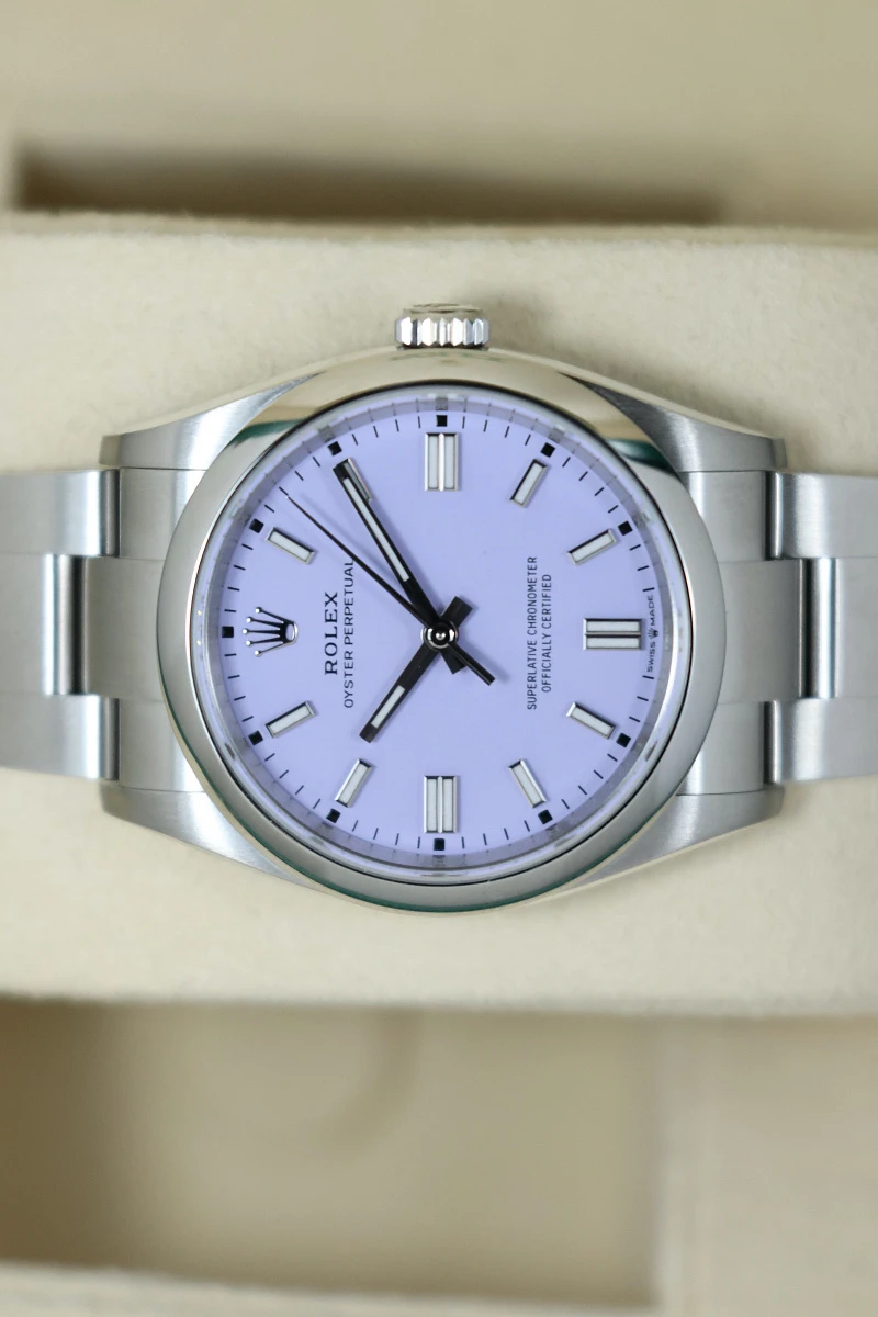 Rolex Perpetual 36 Stainless Steel Lavander Dial 126000 — фото 4