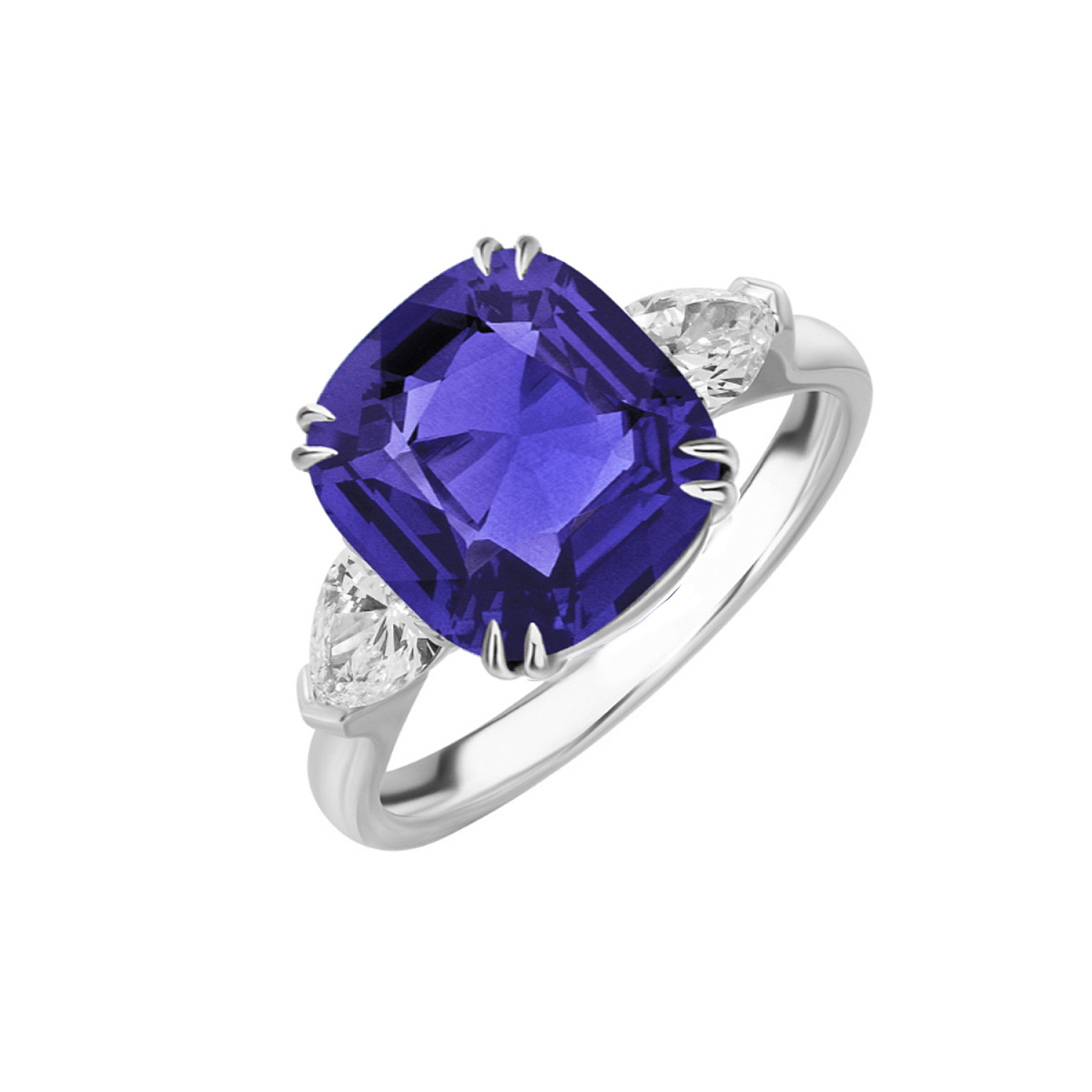 Studio jewelry Кольцо с сапфиром со сменой цвета 7,87 ct.