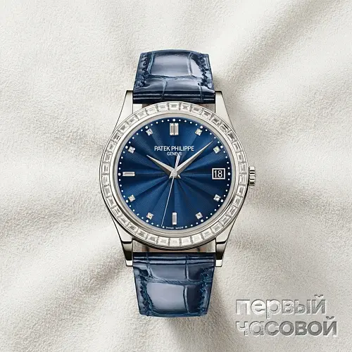 Calatrava 38 Мм Platinum And Diamonds