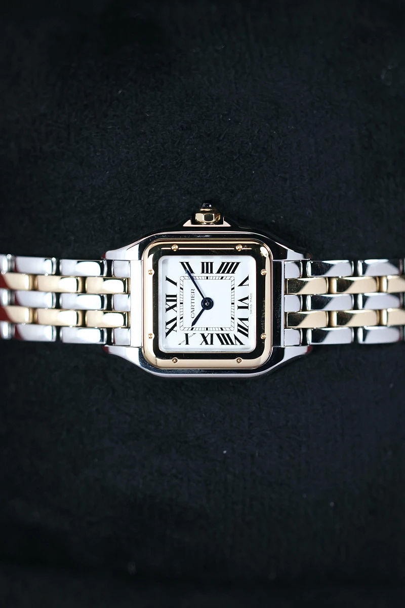 Купить элитные часы Cartier Panthere De Cartier Small Steel And Yellow Gold W2PN0018: в наличии в Москве!