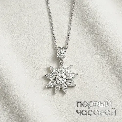 Подвеска с бриллиантами 3,65 ct.
