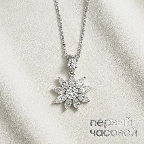 Подвеска с бриллиантами 3,65 ct.