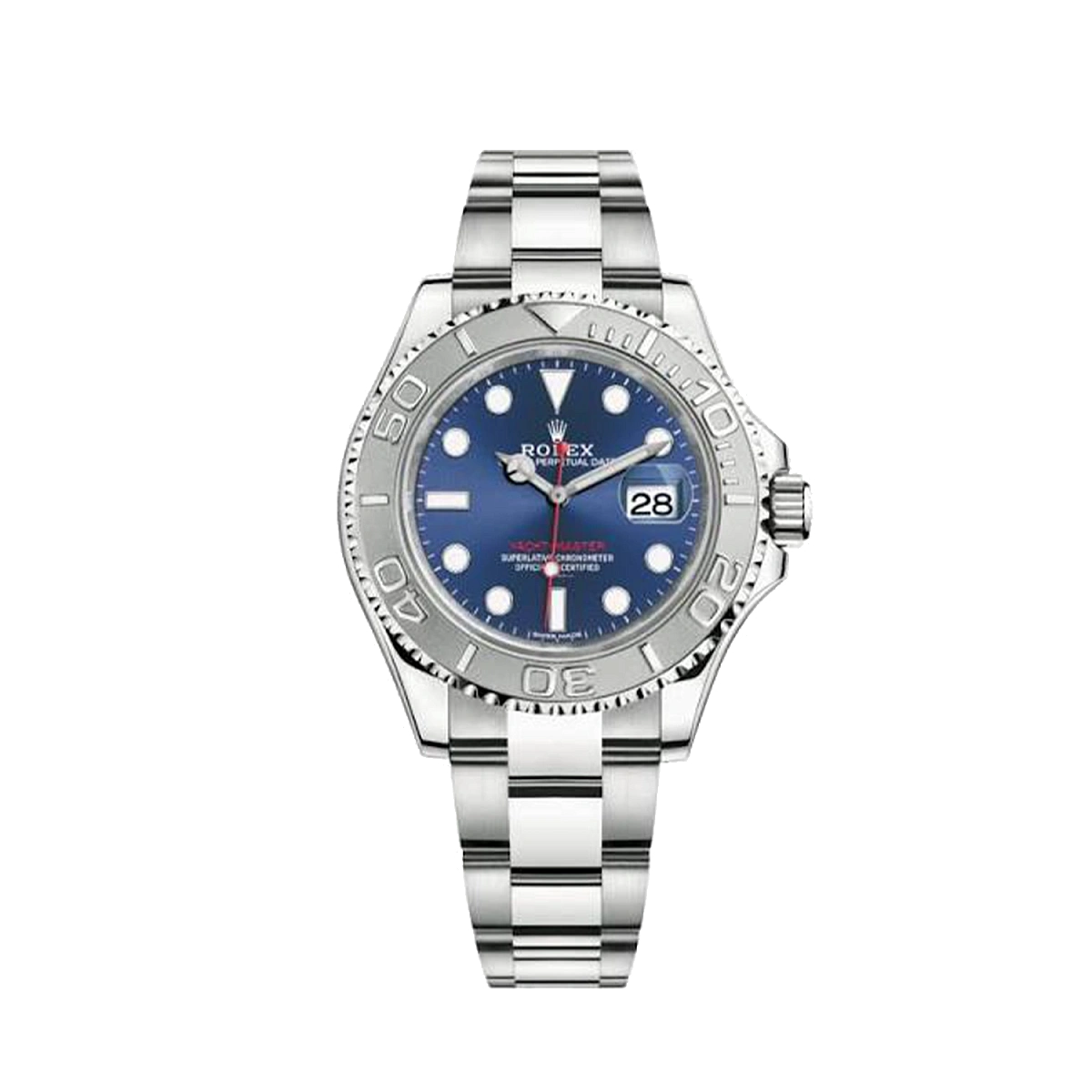 Купить элитные часы Rolex Yacht-Master 40Mm Platinum And Steel Blue Dial 116622: в наличии в Москве!