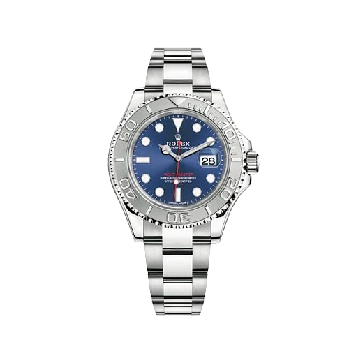 Yacht-Master 40Mm Platinum And Steel Blue Dial