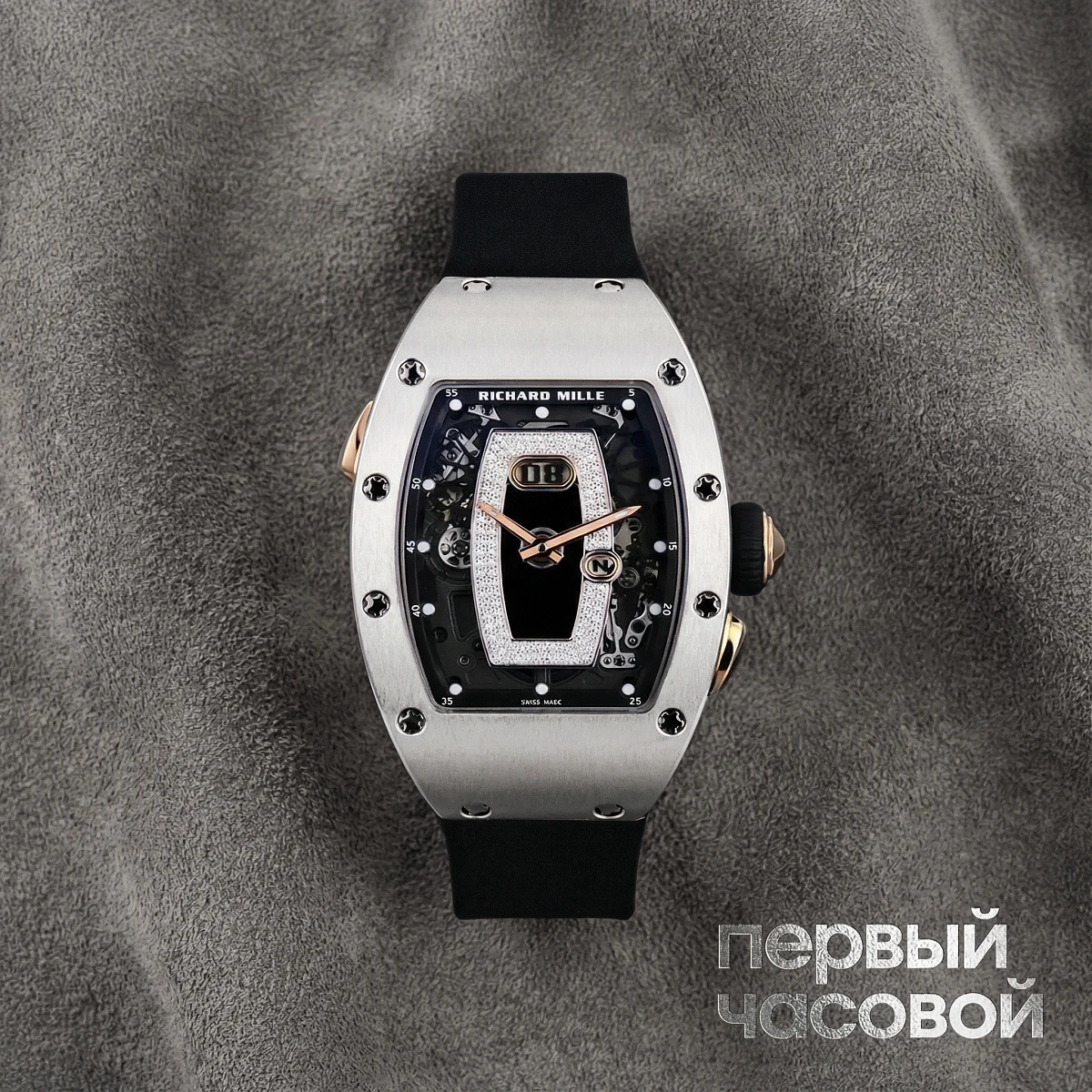 Купить элитные часы Richard Mille White Gold Black Onyx RM037: в наличии в Москве!
