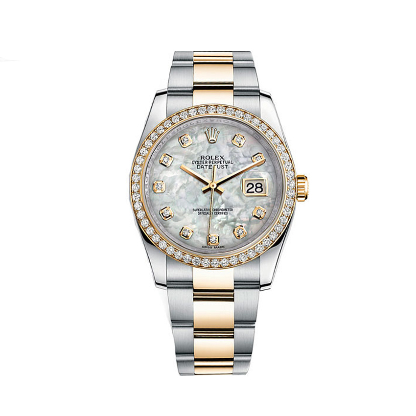 Datejust II 36mm Steel and Gold MOP Dial