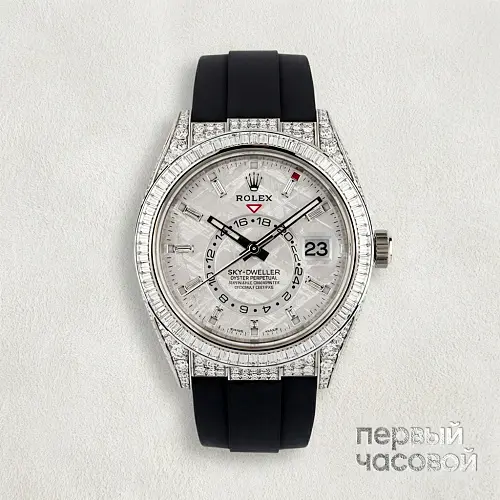 Sky-Dweller White Gold Meteorite Dial