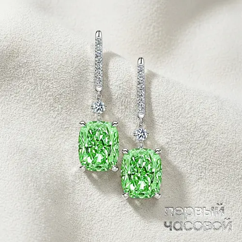 Серьги с бриллиантами 1,50/1,51 ct.