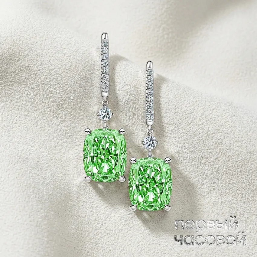 Серьги с бриллиантами 1,50/1,51 ct