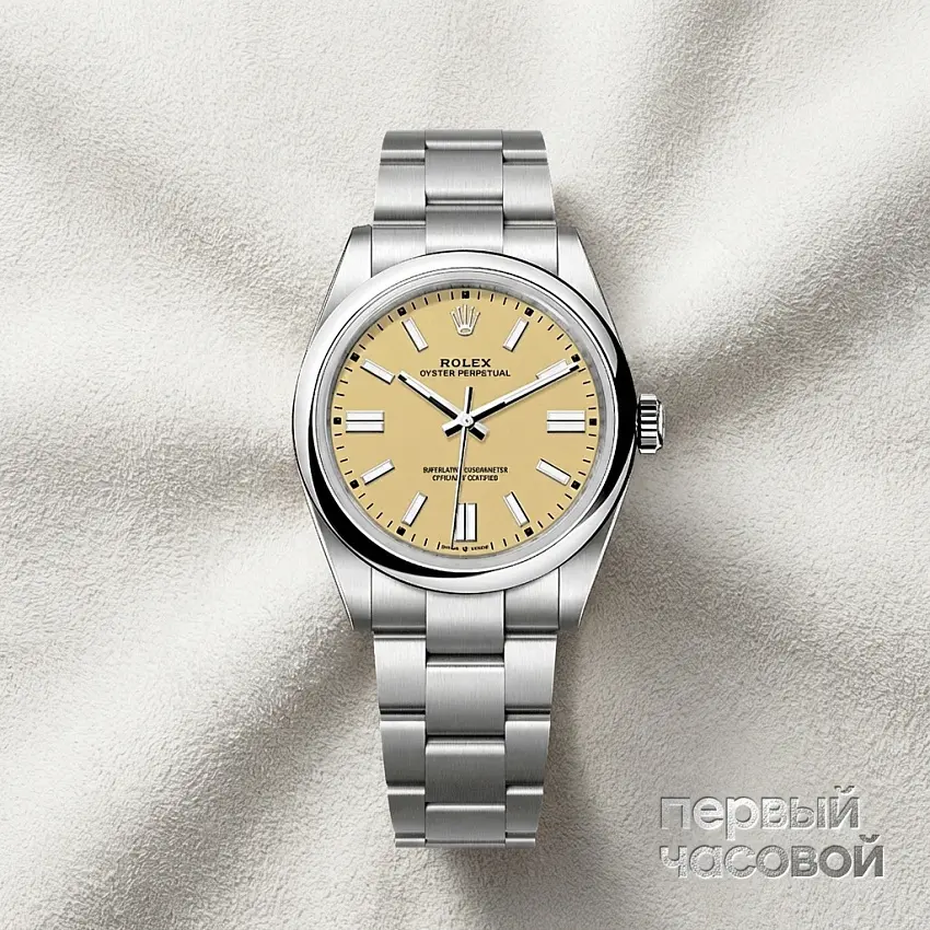 Oyster Perpetual 41 Mm Beige Dial