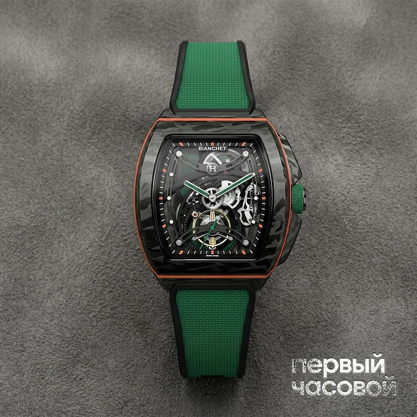 Carbon Tourbillon Openwork Unique Piece