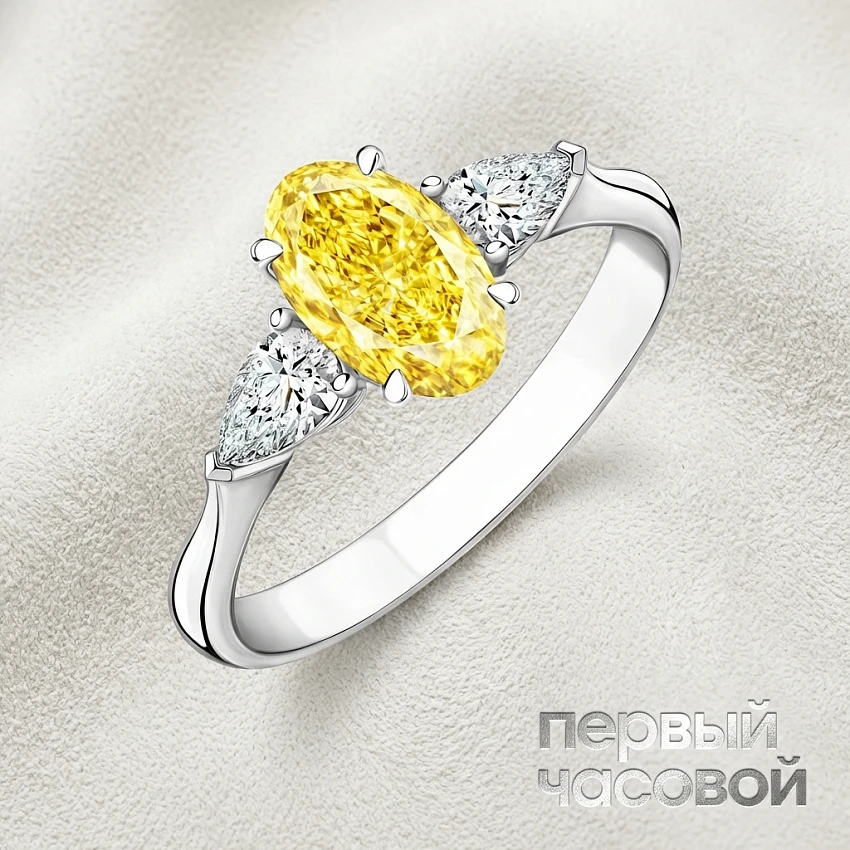 Кольцо 3,00 ct. U to V Range/VS2