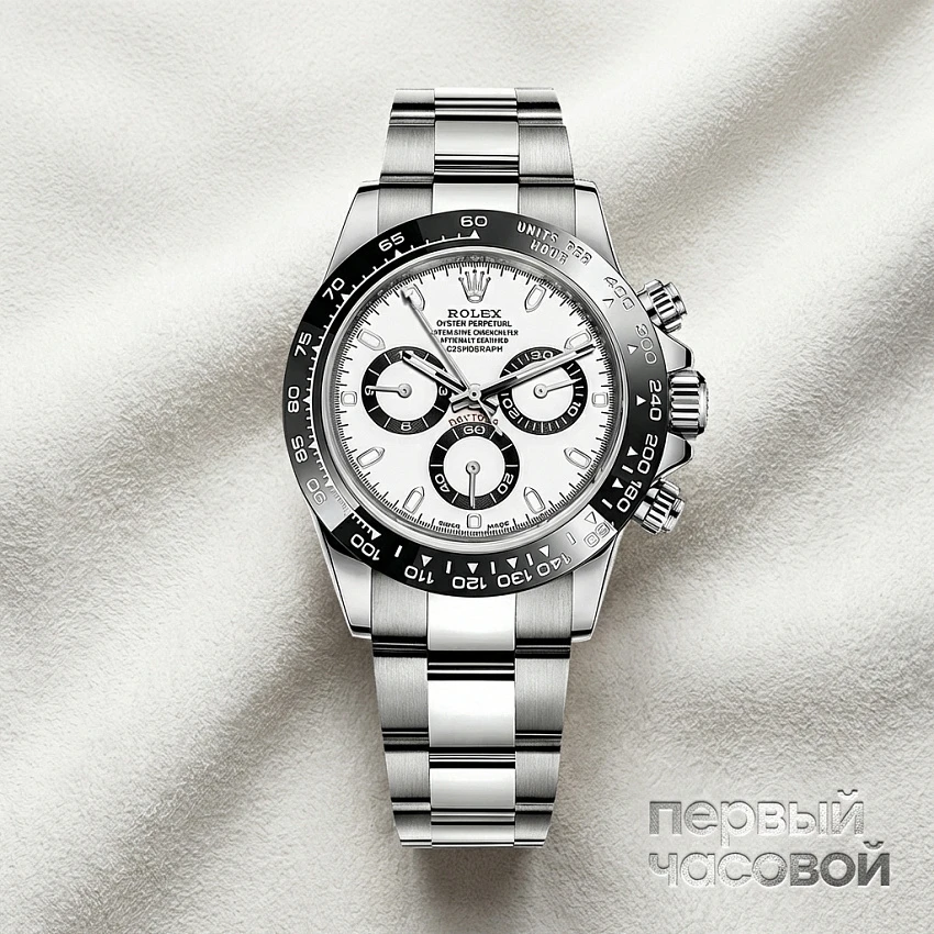 Cosmograph Daytona Steel White "Panda" Dial