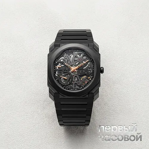 Octo Finissimo Black Edition Skeleton Ultra-Thin 40Mm