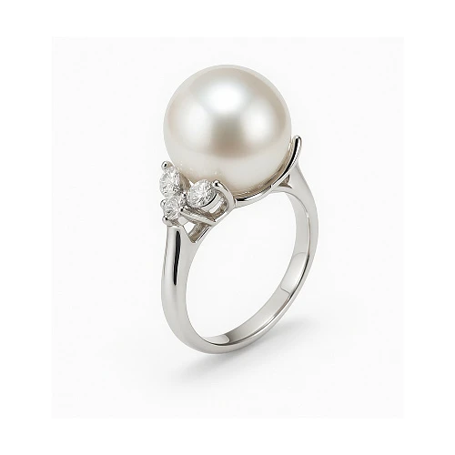 Кольцо с жемчугом Южных Морей 14,6 мм