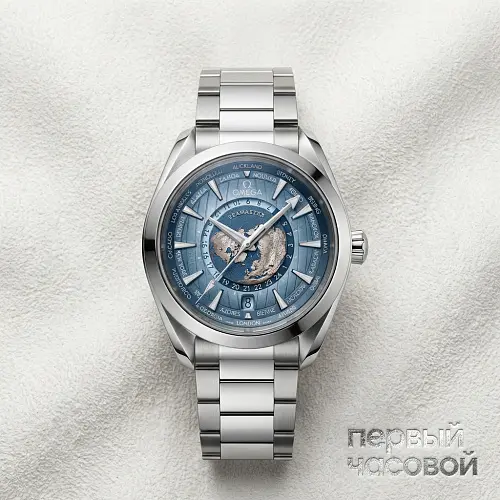 Seamaster Aqua Terra 150 m Co-axial Master Chronometer GMT Worldtimer 43 mm