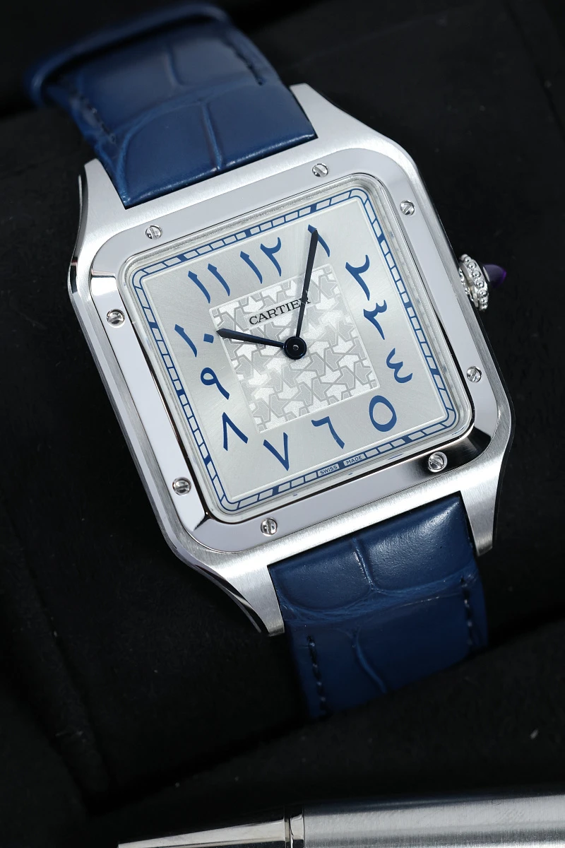 Купить элитные часы Cartier SANTOS-DUMONT LIMITED XL Platinum WGSA0086: в наличии в Москве!
