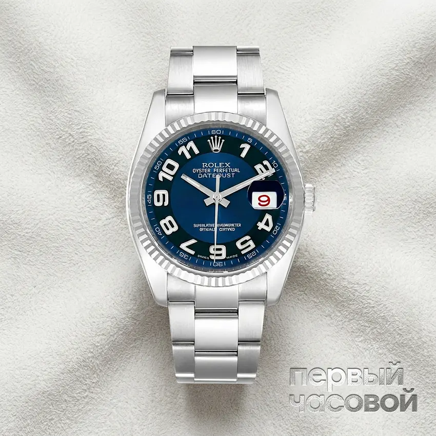 Datejust 36 mm Blue Arabic Dial